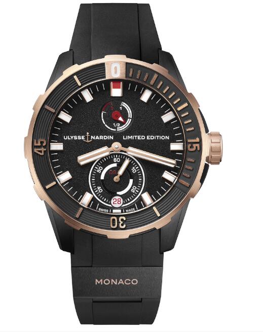 Ulysse Nardin Diver Chronometer Monaco Replica Watch Price 1185-170LE-3/BLACK-MON